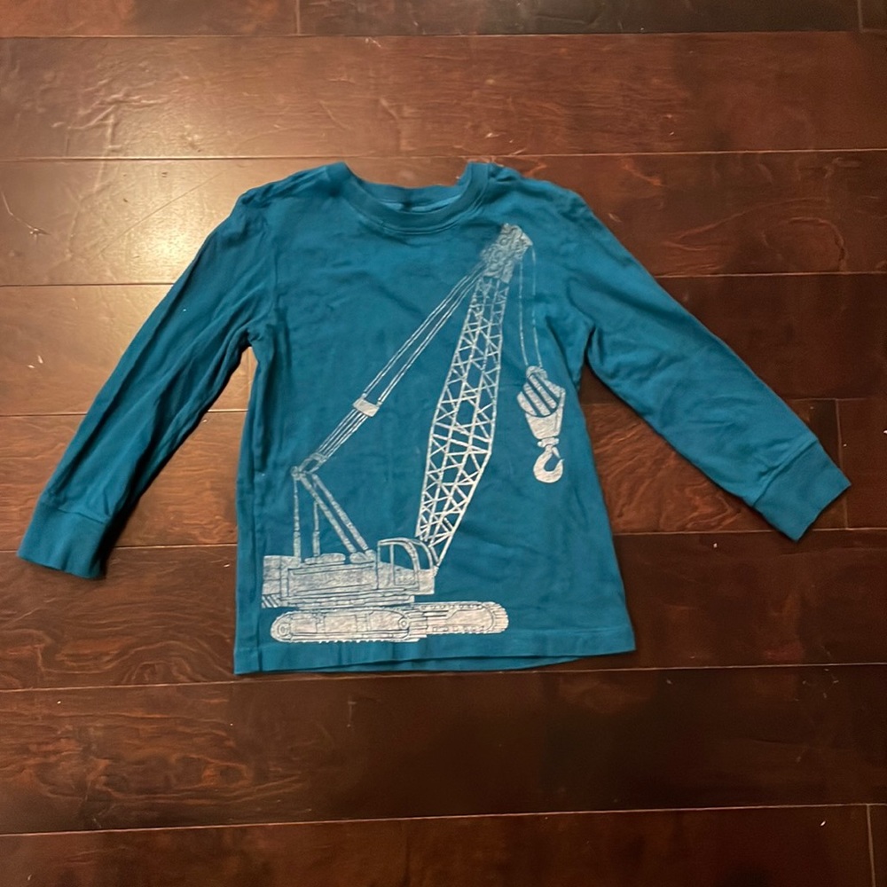 Toddler Boys Carter’s Construction Long-Sleeve Tshirt Size 2T